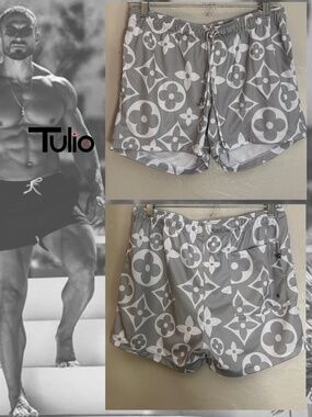 Tulio Stretch Shorts 32-38" waist 3" inseam Gently worn Nylon/spandex blend